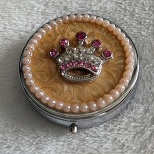 Vintage Jeweled Pill Box